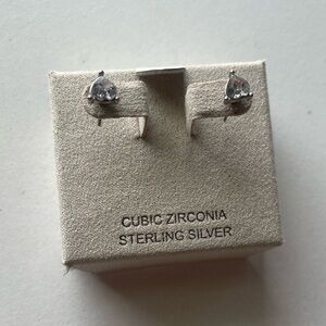 Silver Teardrop Earrings